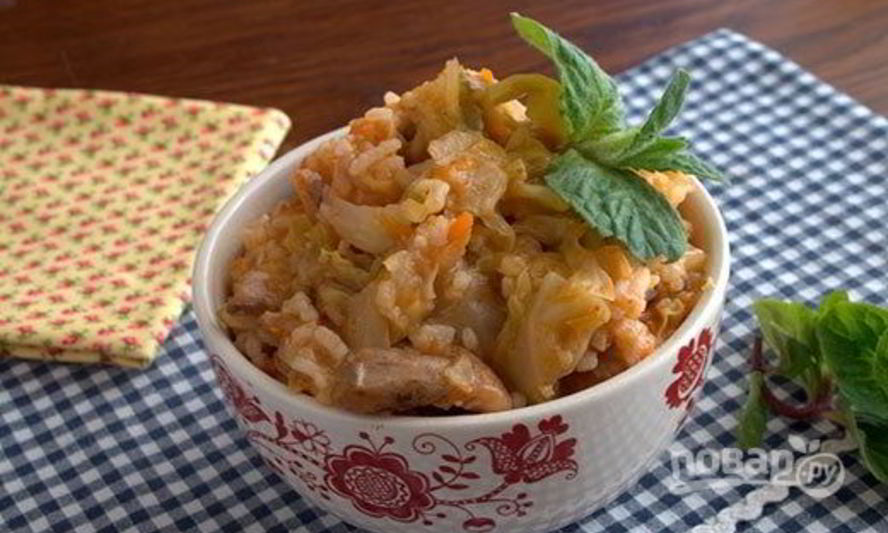 Рецепт ленивых голубцов овощных