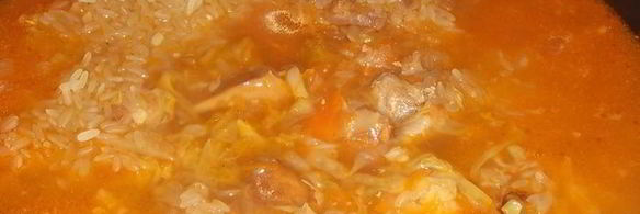 ленивые голубцы с лисичками и гузками индейки