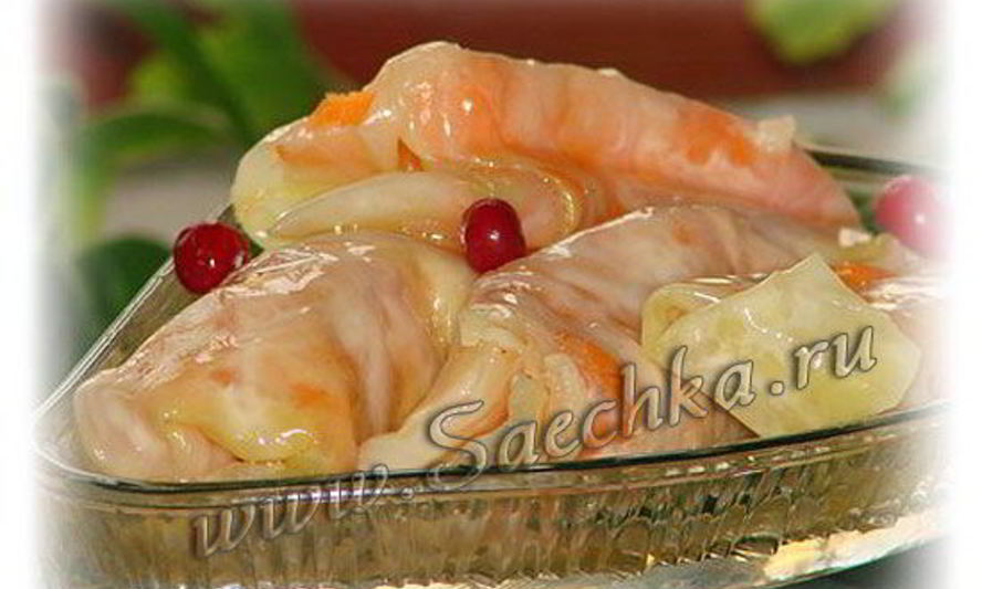 Рецепт маринованных голубцов