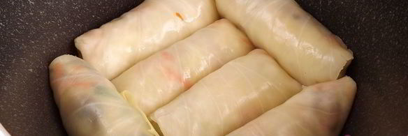 постные голубцы с грибами