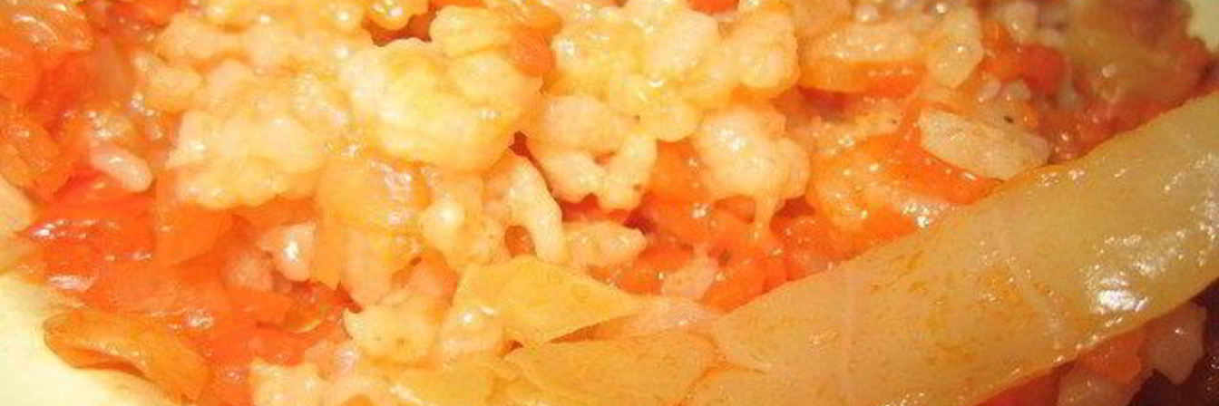 Постные ленивые голубцы