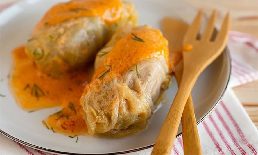 Рецепт замороженных голубцов в микроволновке