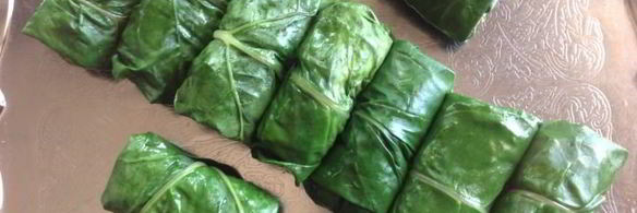 запеченные голубцы из мангольда