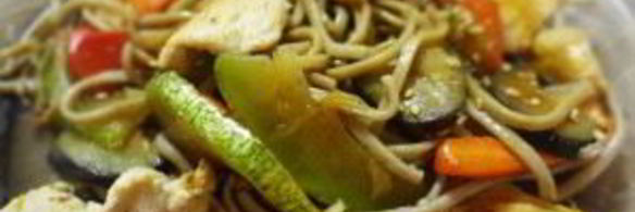 гречневая лапша с курицей