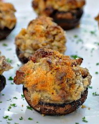 Фаршированные шампиньоны