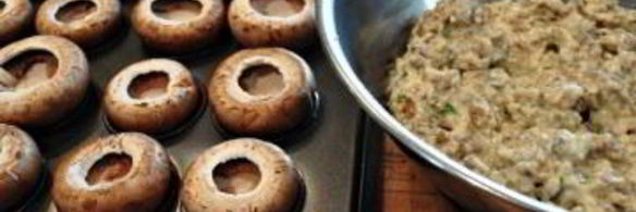 фаршированные шампиньоны