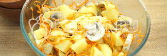 горшочки с грибами в духовке