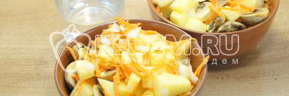 горшочки с грибами в духовке