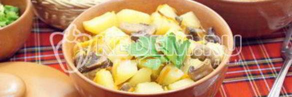 горшочки с грибами в духовке