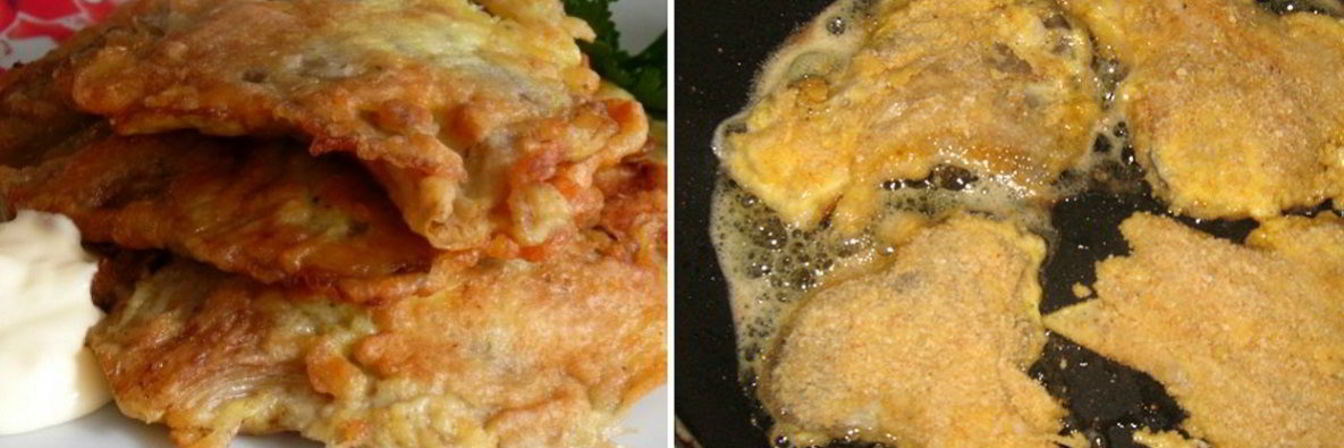 Грибные отбивные