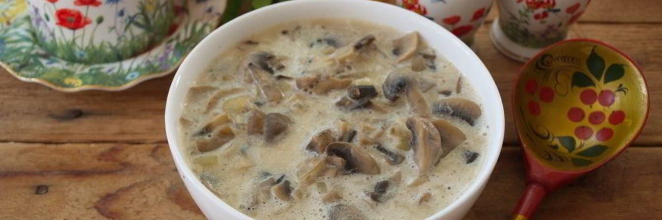 Грибы под соусом