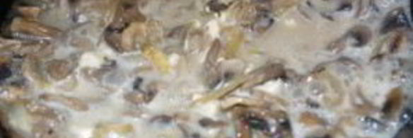 грибы под соусом