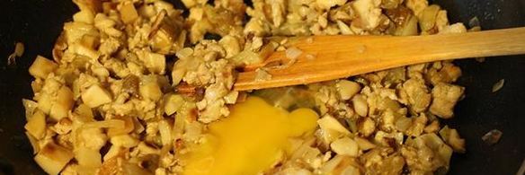 грибы в сырной шубе