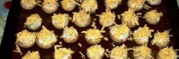 грибы, запеченные с сыром в духовке