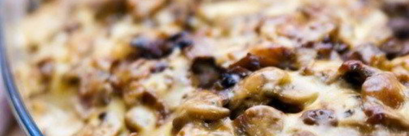 Грибы, запеченные с сыром