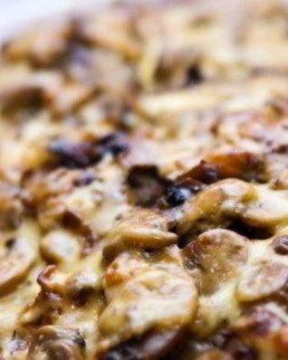 Грибы, запеченные с сыром