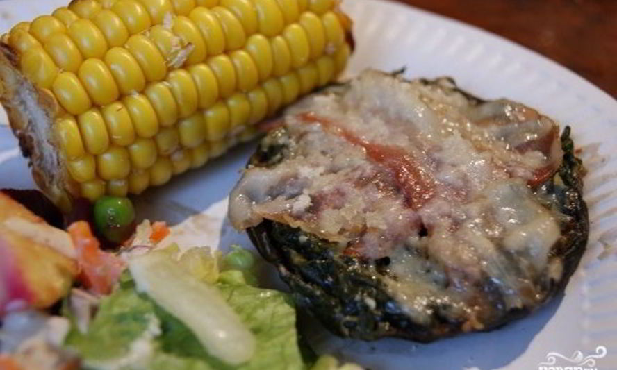 Рецепт грибов, запеченных в фольге