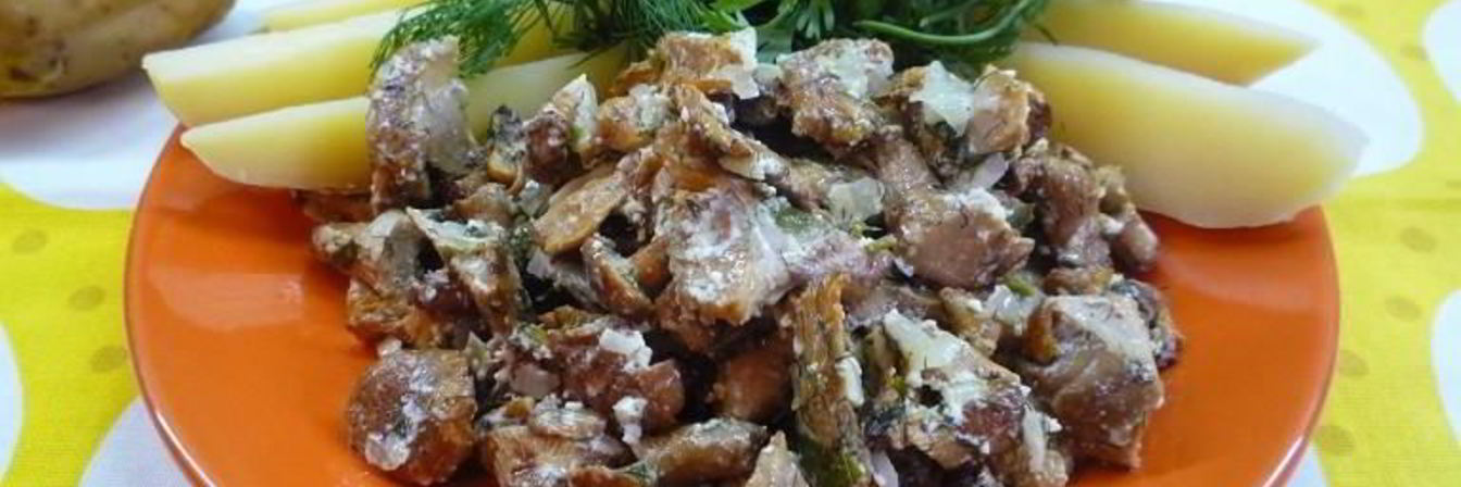 Лисички в духовке