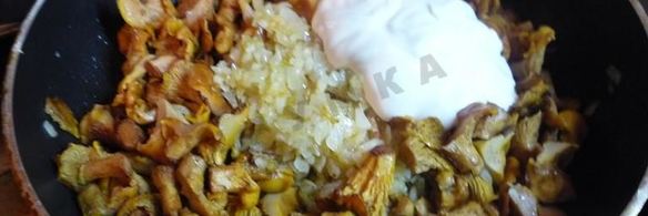 лисички в духовке