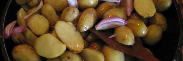 лисички жареные с картофелем