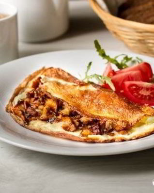 Лисички, жареные с яйцом