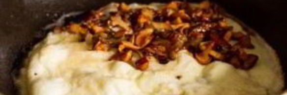 лисички, жареные с яйцом