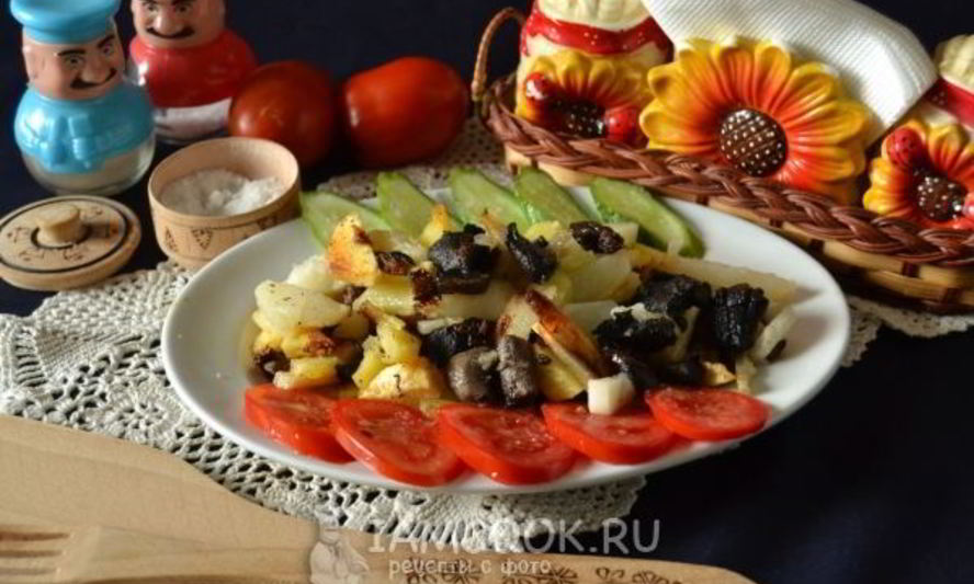 Рецепт подосиновиков жареных с картошкой