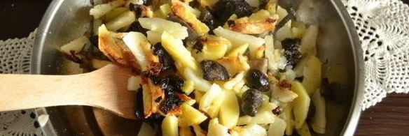 подосиновики жареные с картошкой