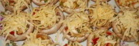 постные фаршированные грибы