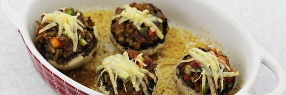 шампиньоны фаршированные мясом