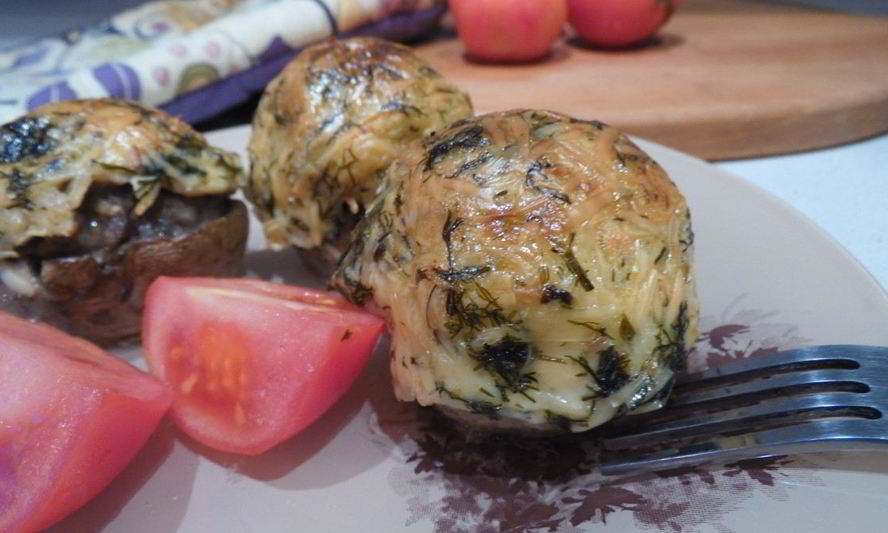 Рецепт шампиньонов фаршированных