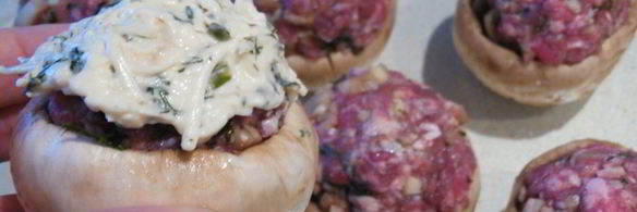 шампиньоны фаршированные