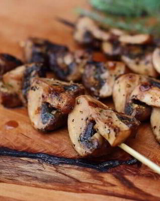 Шампиньоны на костре