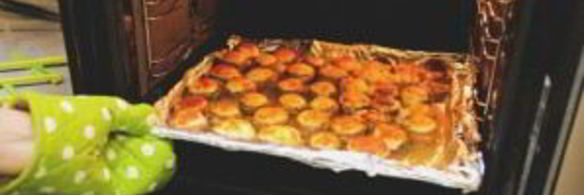 шампиньоны с сулугуни