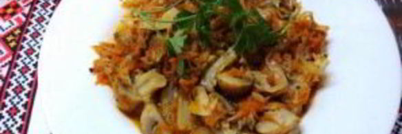 шампиньоны тушеные с овощами