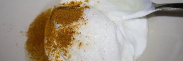 шампиньоны в сметане с карри