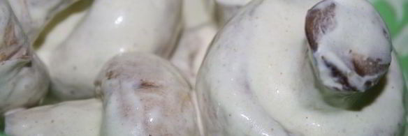 шампиньоны в сметане с карри