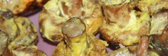 шампиньоны в сметане с карри