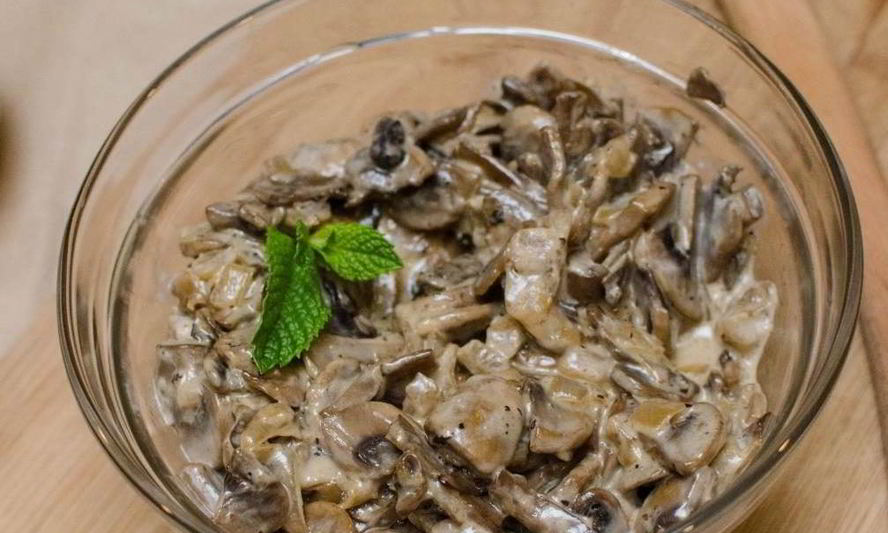 Рецепт шампиньонов в вине