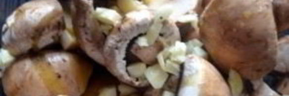 шампиньоны, запеченные в духовке