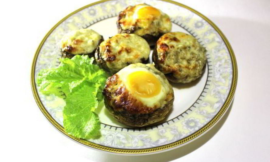 Рецепт запеченных шампиньонов