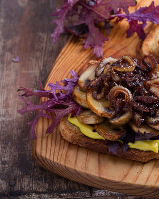 Жареные белые грибы