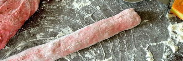 итальянские ньокки со свеклой