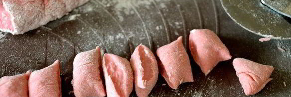 итальянские ньокки со свеклой