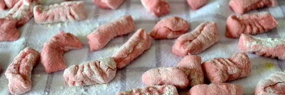 итальянские ньокки со свеклой