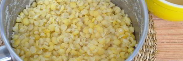 картофельно-гороховое пюре