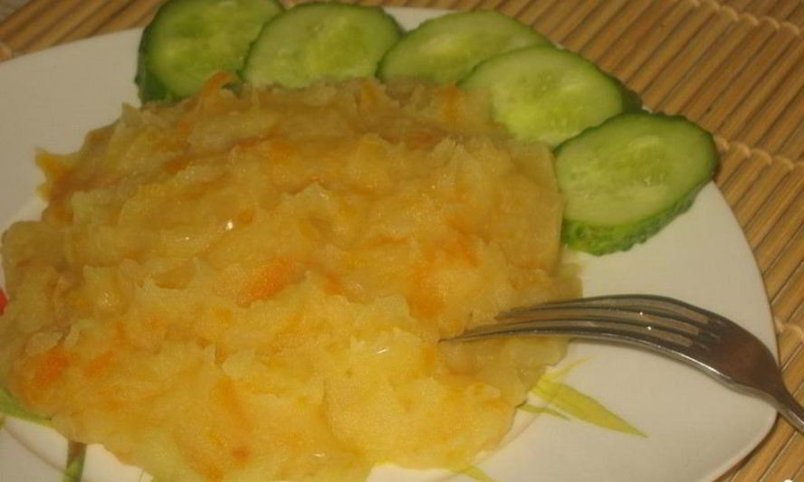 Рецепт картофельного пюре постного