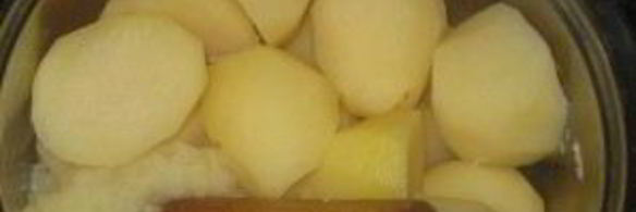 картофельное пюре постное