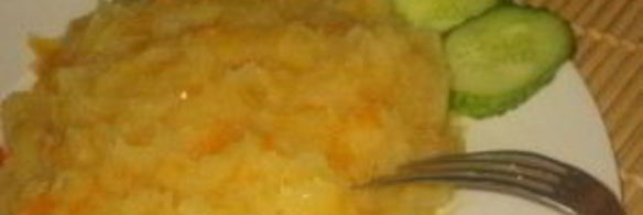 картофельное пюре постное