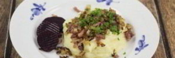 картофельное пюре с беконом